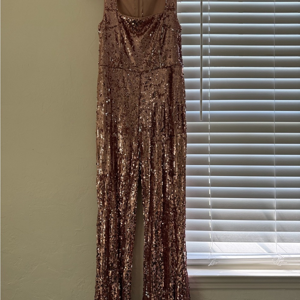Sequin Sleeveless Jumpsuit